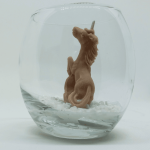 bougie cheval : bougie en forme de cheval faite avec de la cire de colza et sans parfum