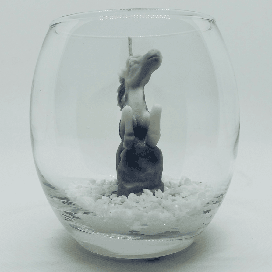 bougie cheval : bougie en forme de cheval faite avec de la cire de colza et sans parfum